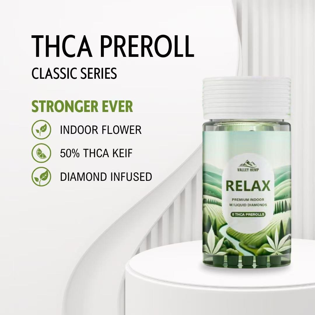 THCA CLASSIC PREROLL CRUNCH BERRY - VALLEY HEMP