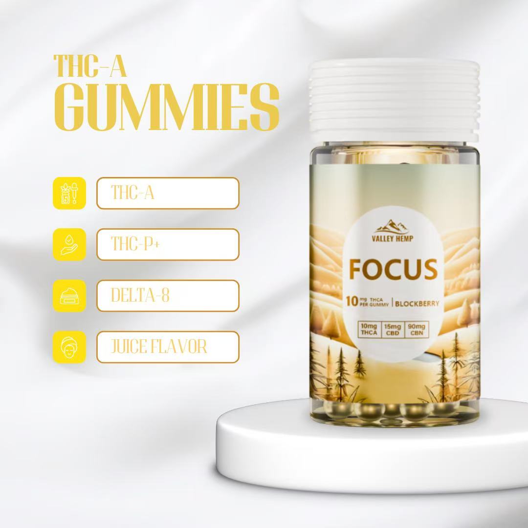 THCa FOCUS Gummies - 10mg - VALLEY HEMP
