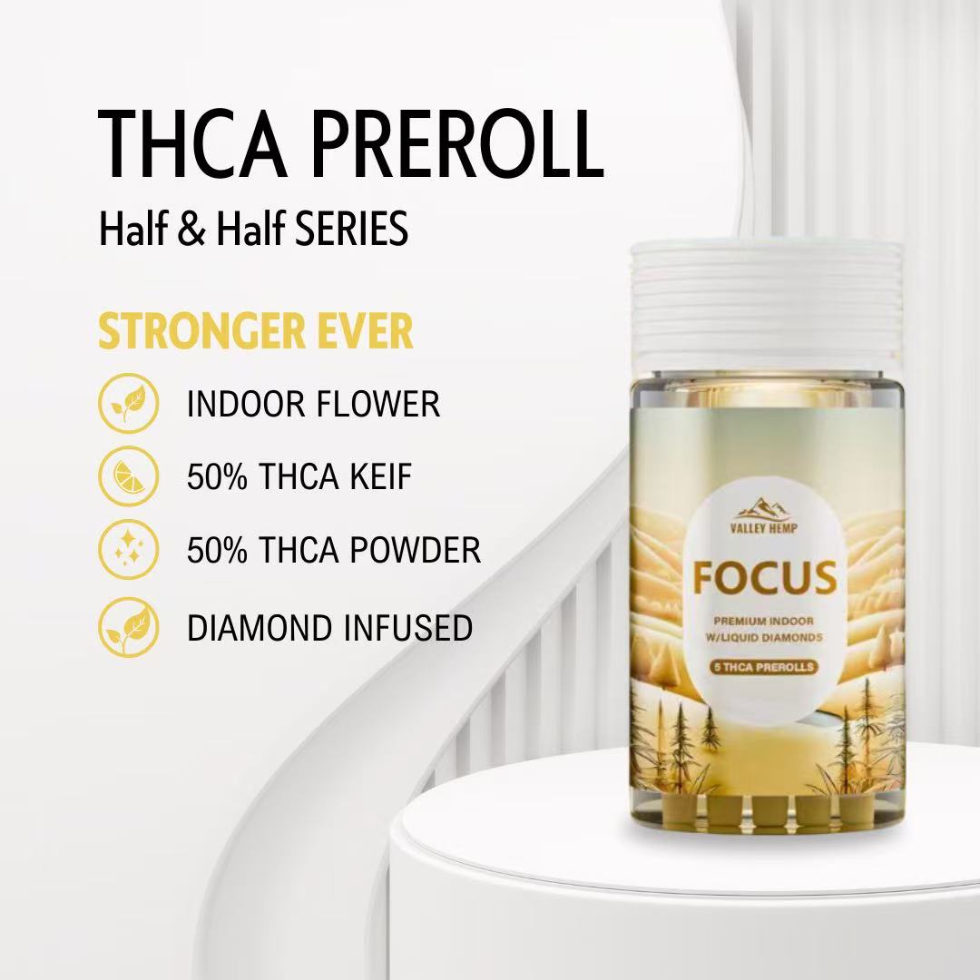 THCA HALF& HALF PREROLL - GARY PAYTON - VALLEY HEMP