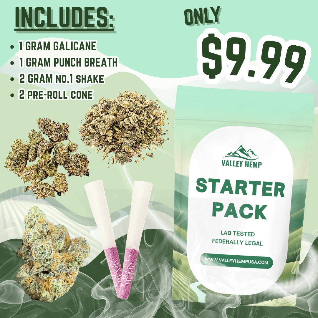 Valley Hemp's Exclusive Starter Pack - Only $9.99! - VALLEY HEMP