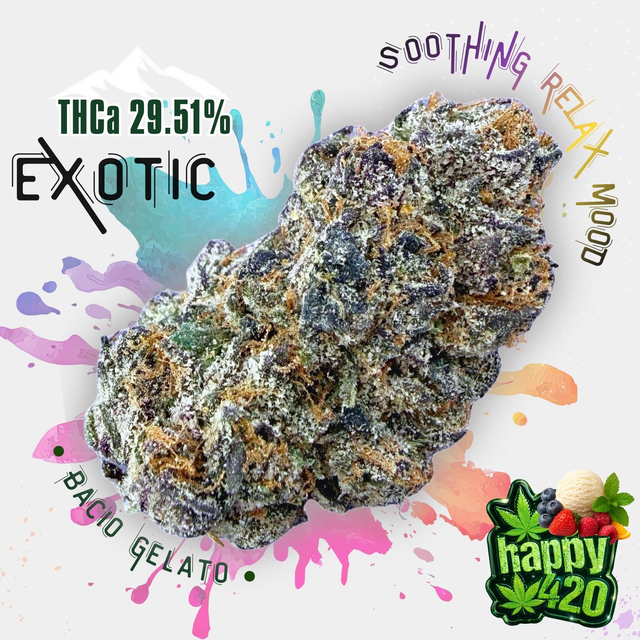 🌿420🌿Wholesale Deals - Exotic Bacio Gelato (Hybrid) - Valley Hemp