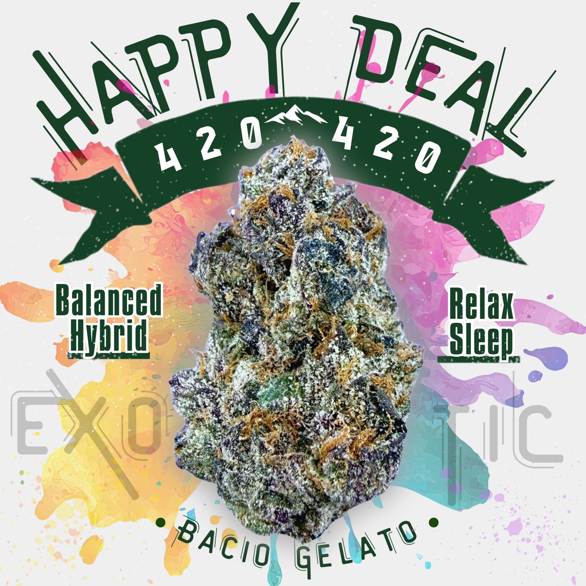 🌿420🌿Wholesale Deals - Exotic Bacio Gelato (Hybrid) - Valley Hemp