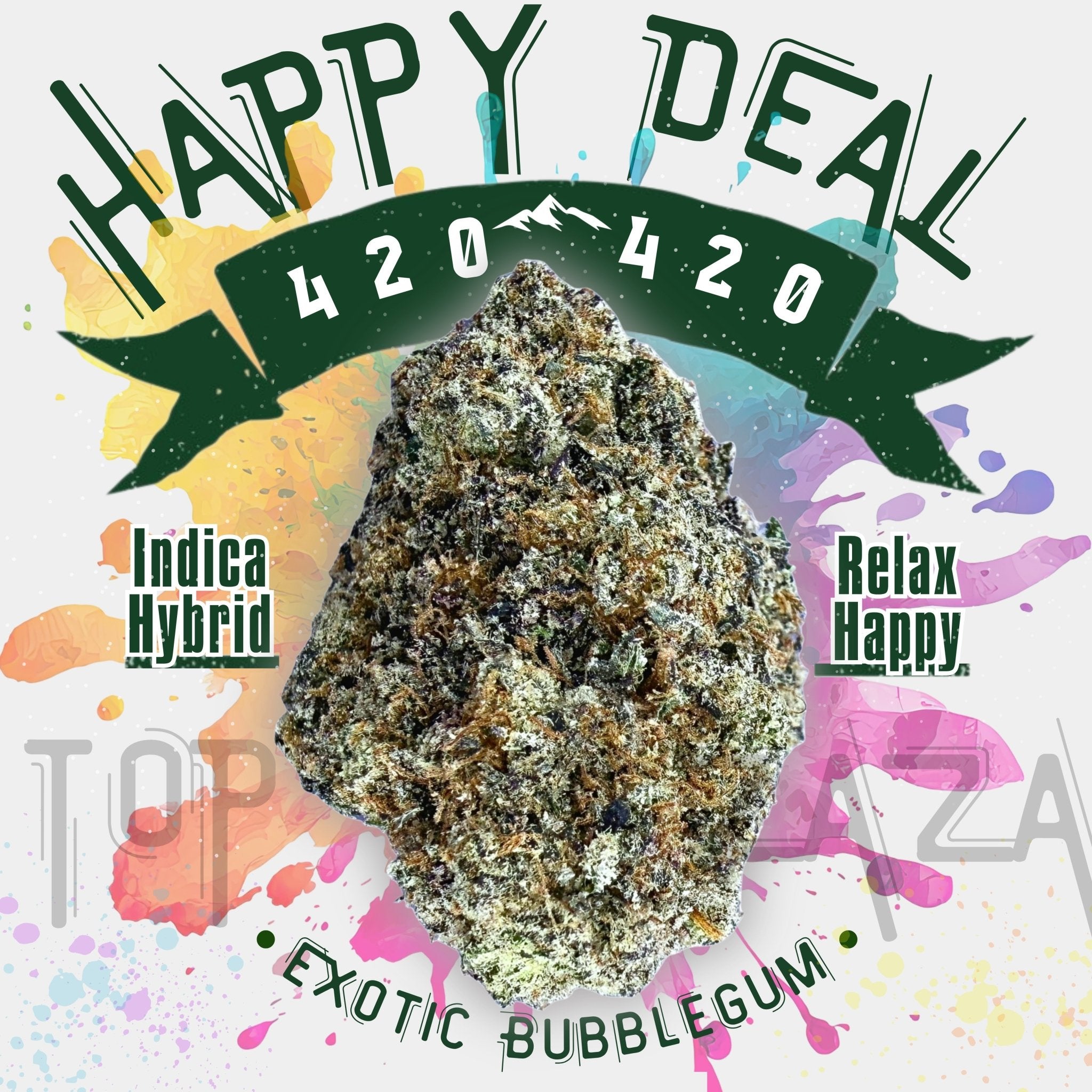 🌿420🌿Wholesale Deals - Exotic Bubblegum (Indica Hybrid) - Valley Hemp