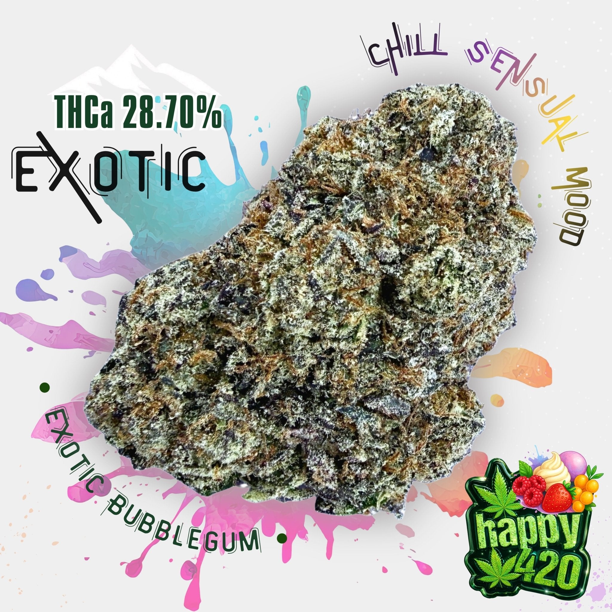 🌿420🌿Wholesale Deals - Exotic Bubblegum (Indica Hybrid) - Valley Hemp