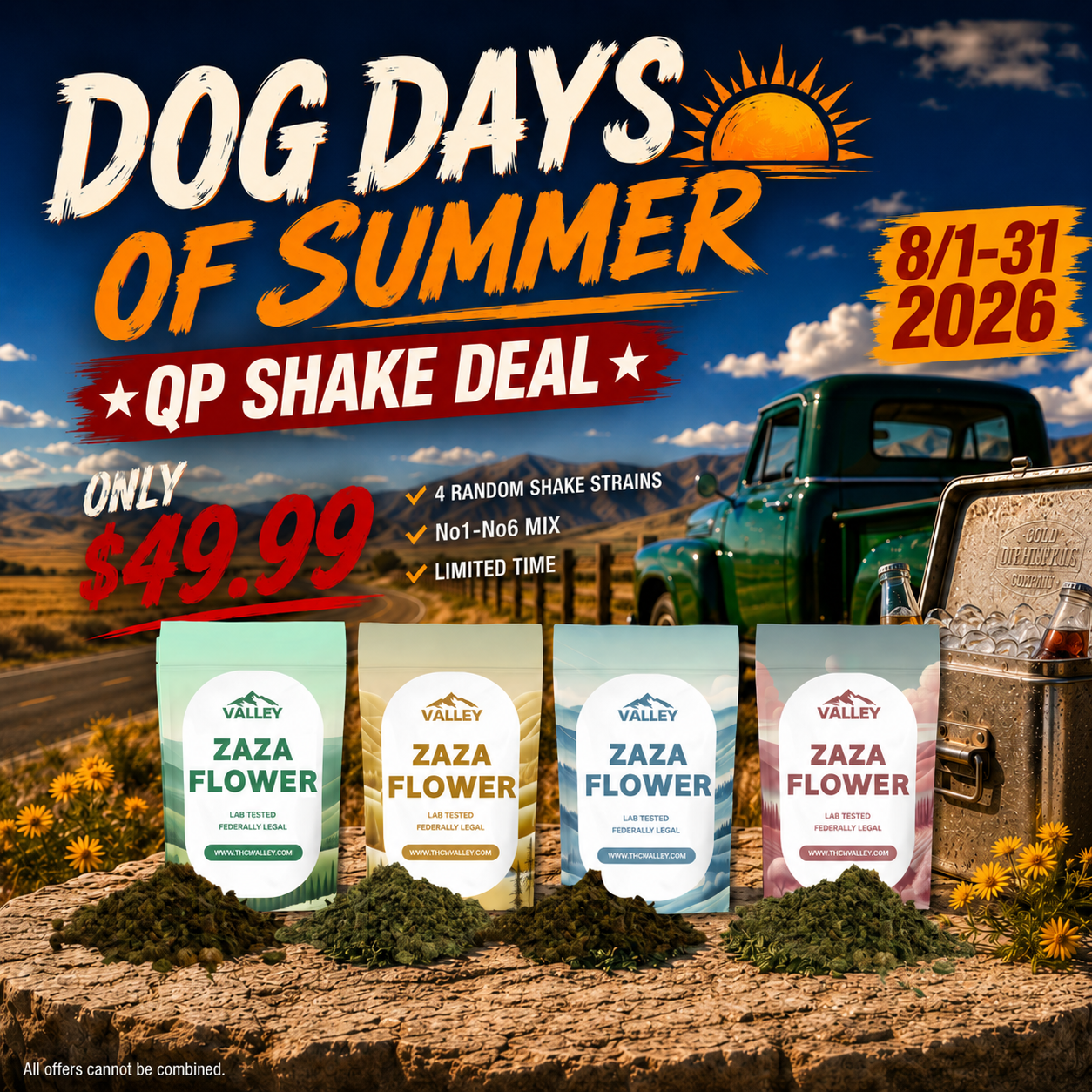 Dog Days of🌞-4 x 28G Random Shake Bundle
