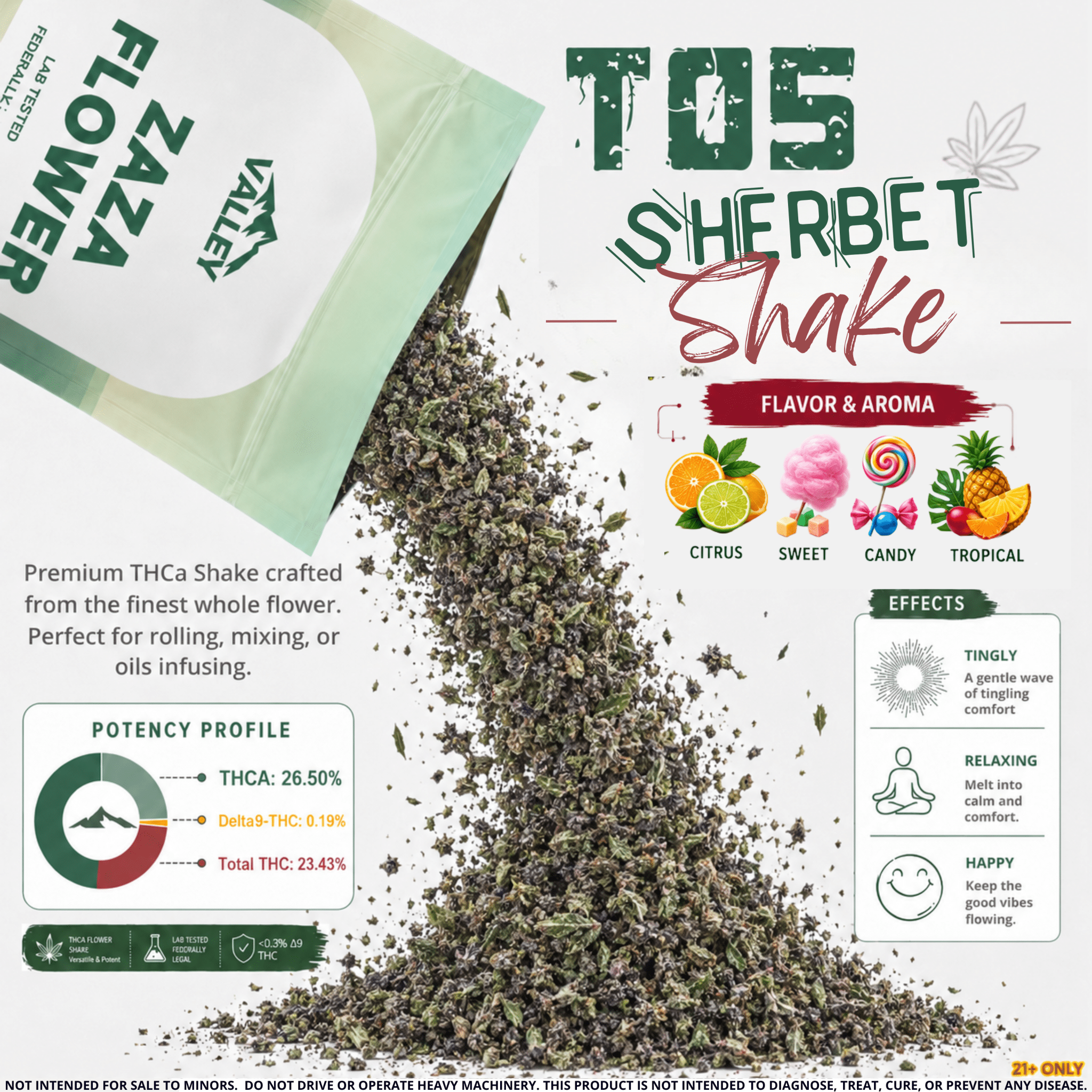 🇺🇸 4th of July 7-Strain Shake Bundle (Save30%) - Valley Hemp