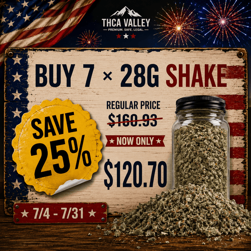 🇺🇸 4th of July 7-Strain Shake Surprise Pack (Save25%) - Valley Hemp