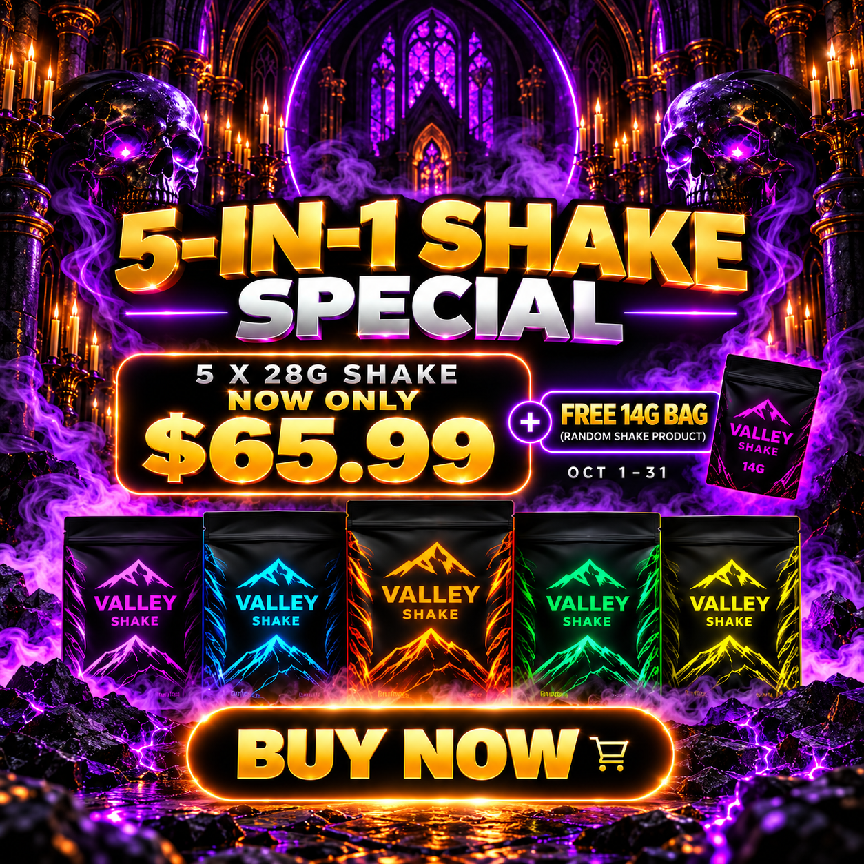 5-Strain Shake Surprise Pack (Save25%) - Valley Hemp