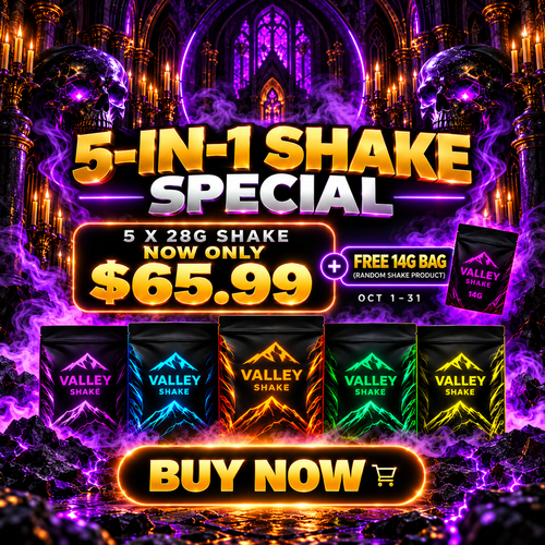 5-Strain Shake Surprise Pack (Save25%) - Valley Hemp