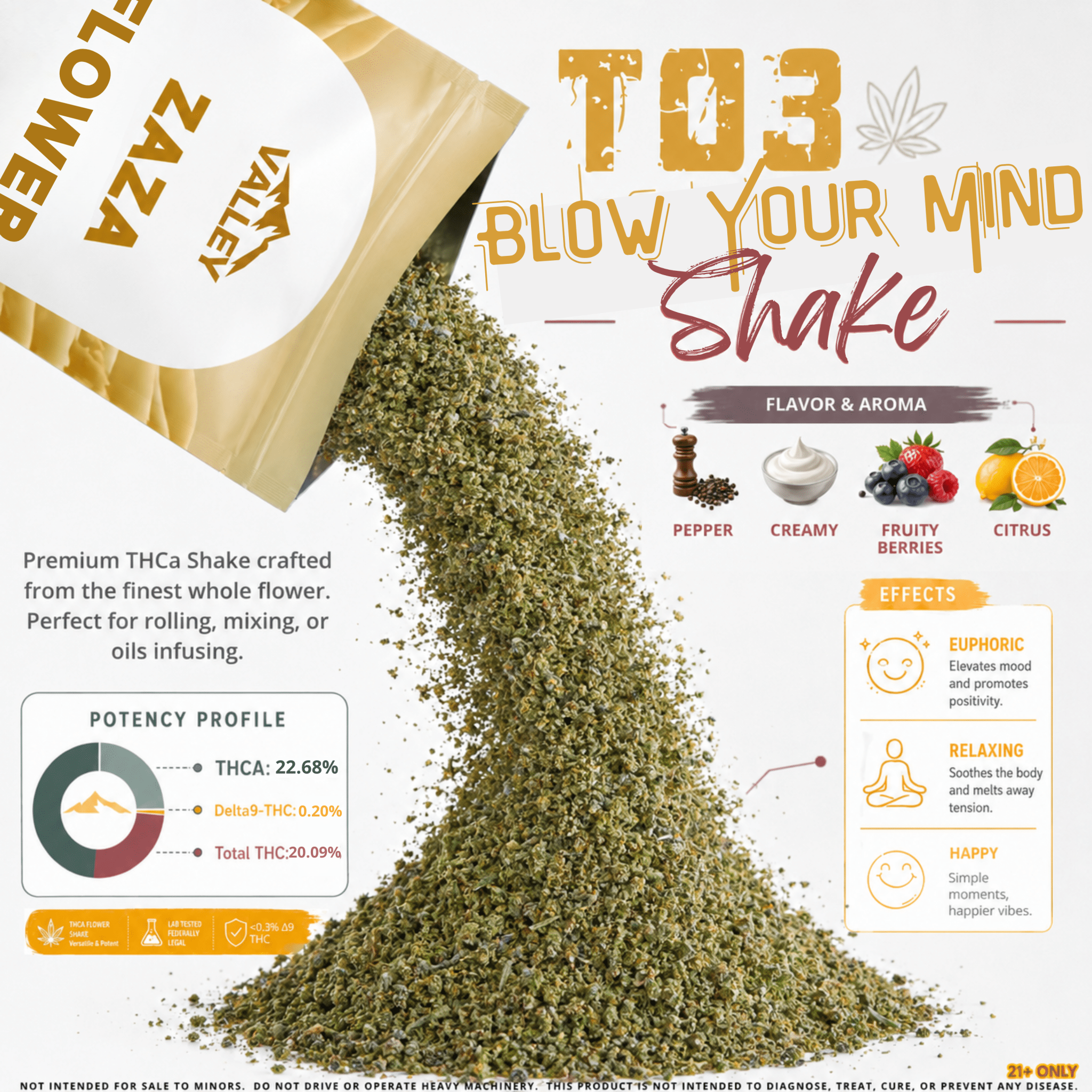 7-Strain Shake Bundle (Save30%) - Valley Hemp