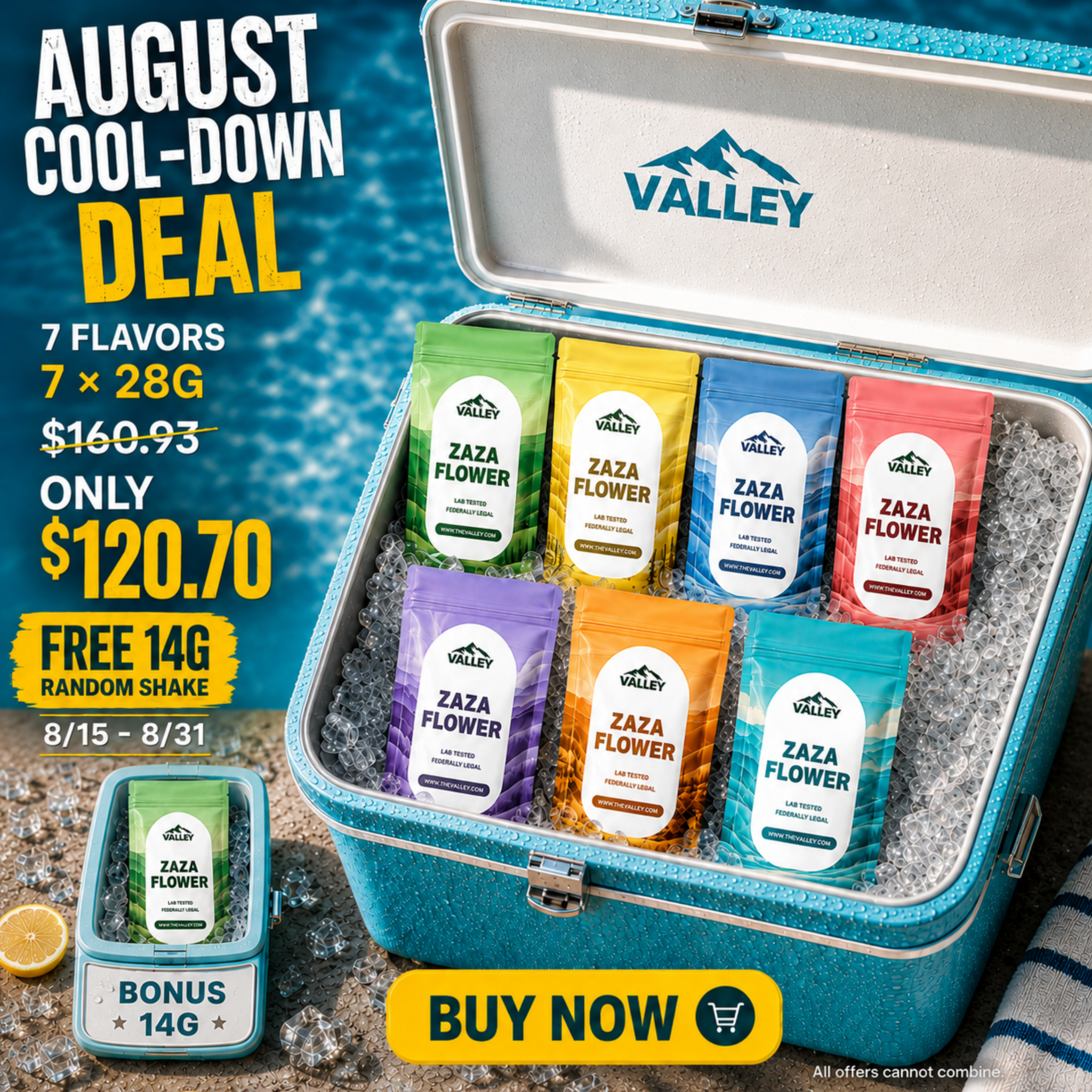 7-Strain Shake Surprise Pack (Save25%) - Valley Hemp