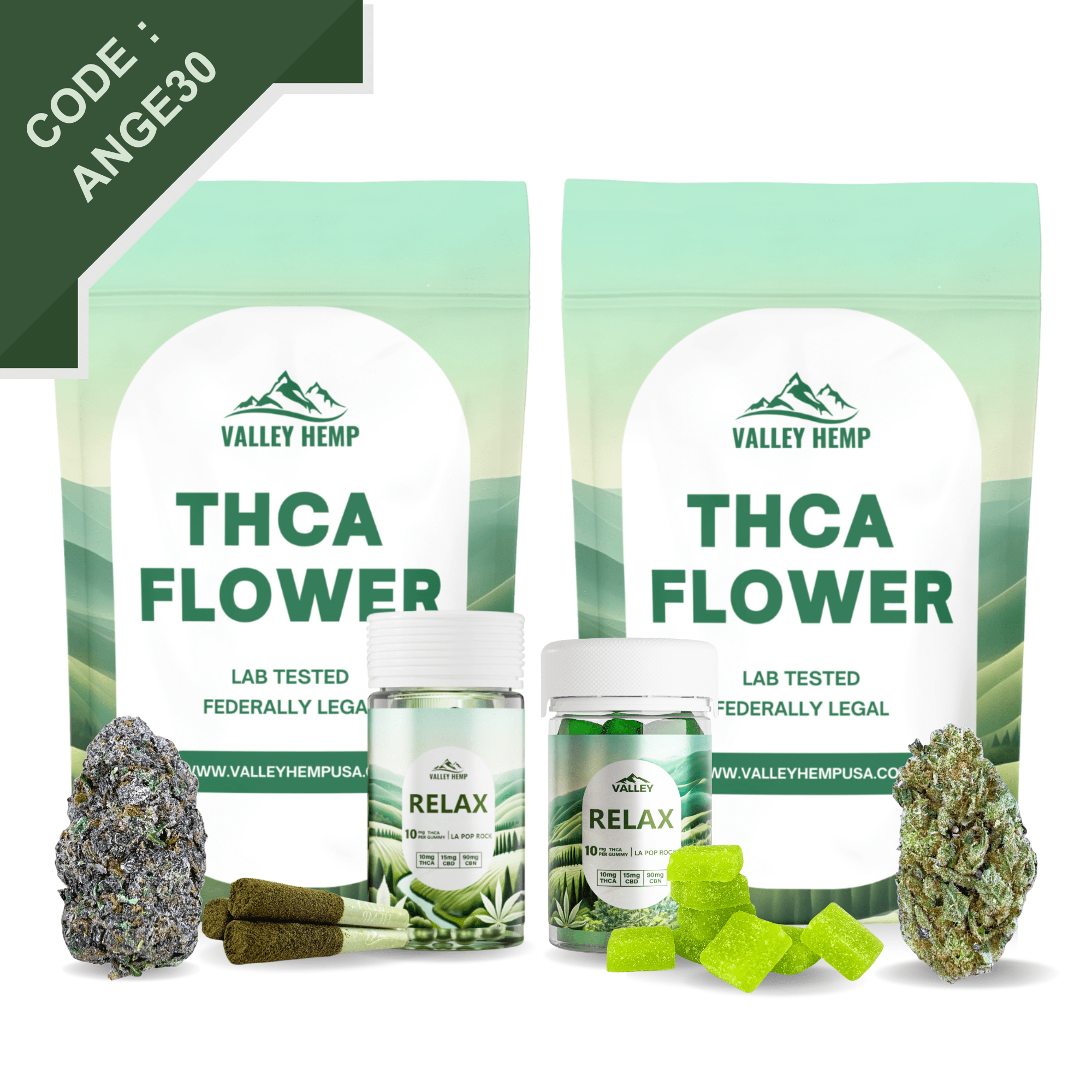 Angelie's Bundle: 4 Essentials for Relax - Valley Hemp