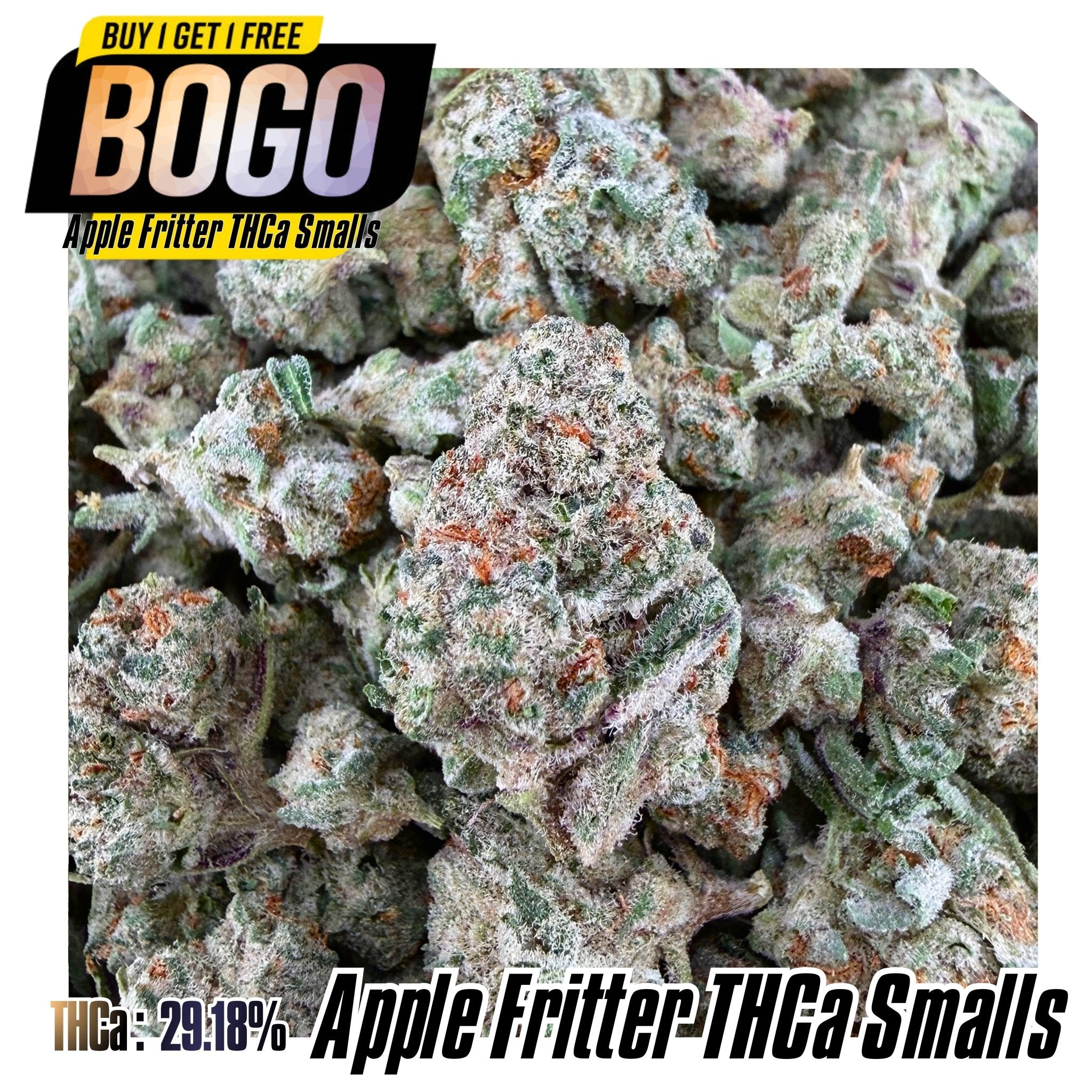 (BOGO 14G) Apple Fritter THCa Smalls - Valley Hemp