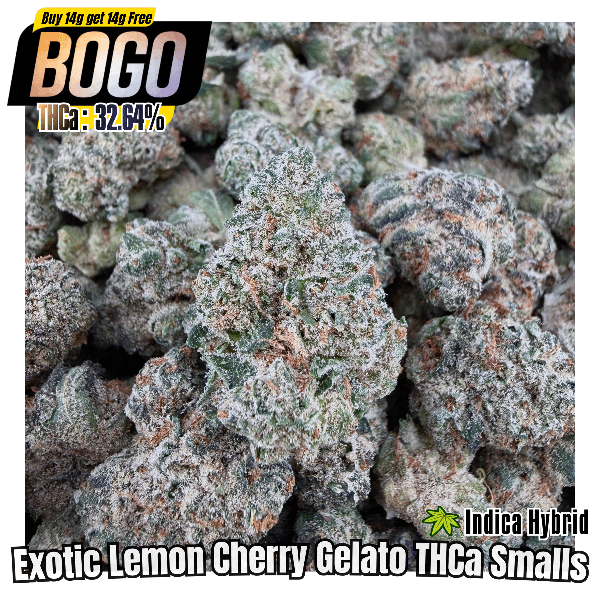 (BOGO 14G) Exotic LCG THCa Smalls - Valley Hemp