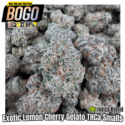 (BOGO 14G) Exotic LCG THCa Smalls - Valley Hemp