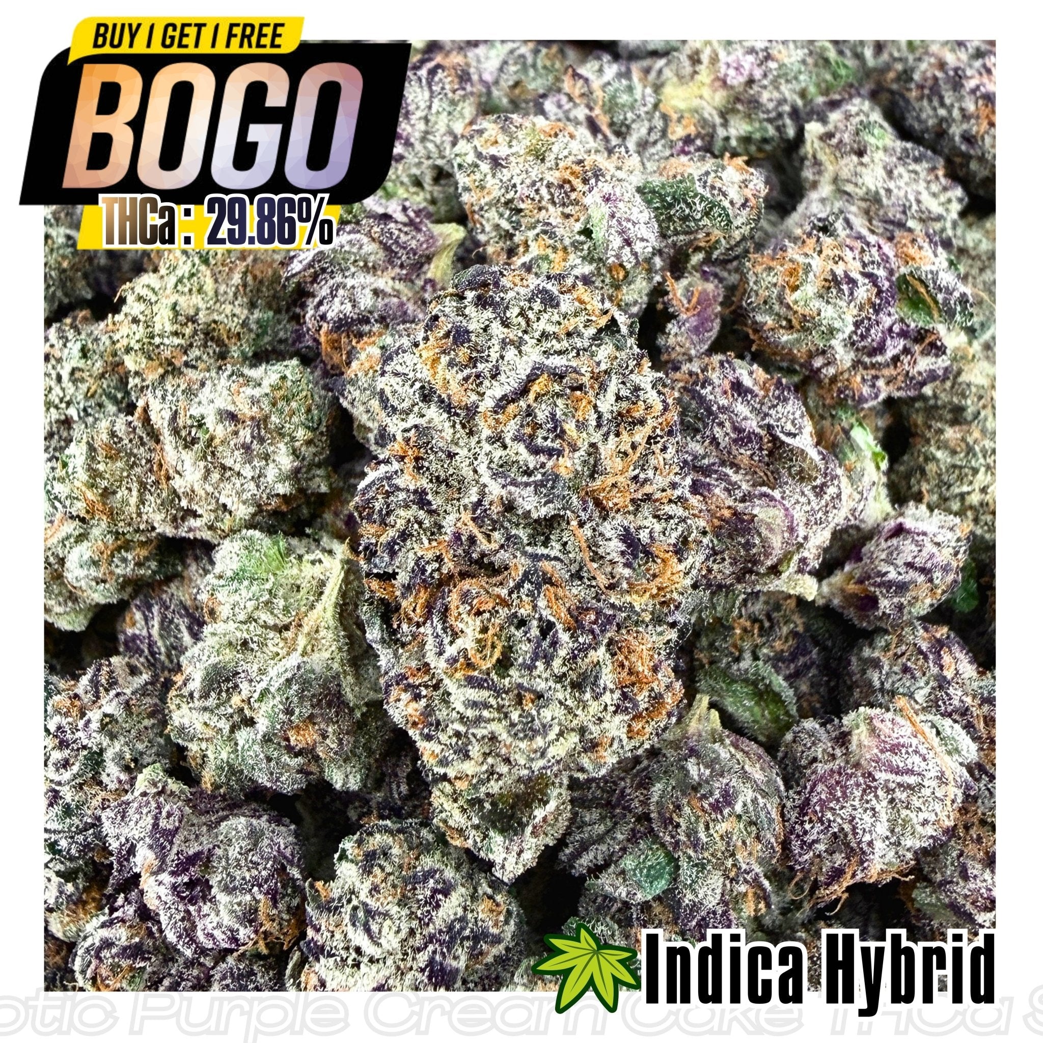🎁 (BOGO 14G) Exotic Purple Cream Cake THCa Smalls (100% off) - Valley Hemp