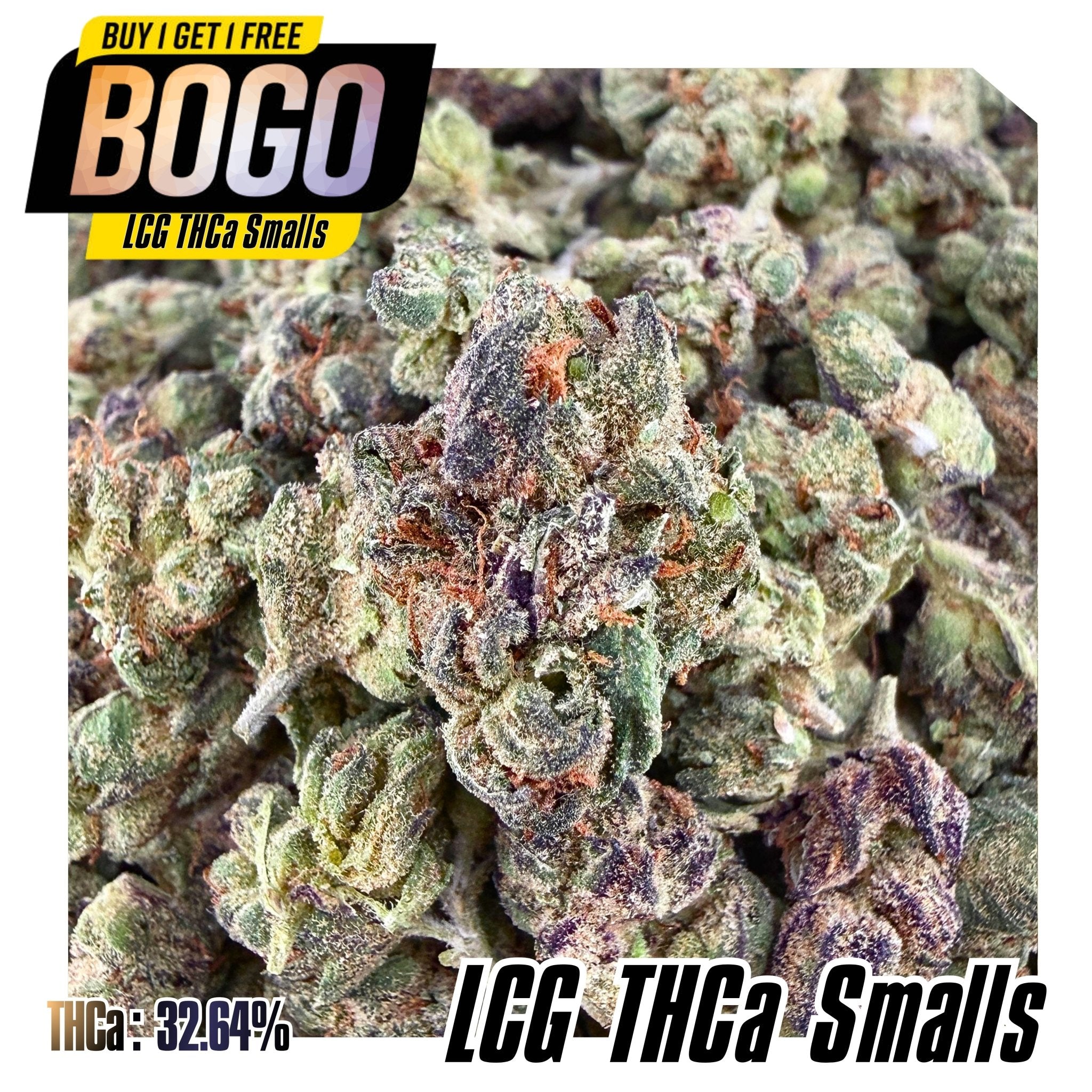 (BOGO 14G) Lemon Cherry Gelato THCa Smalls - Valley Hemp