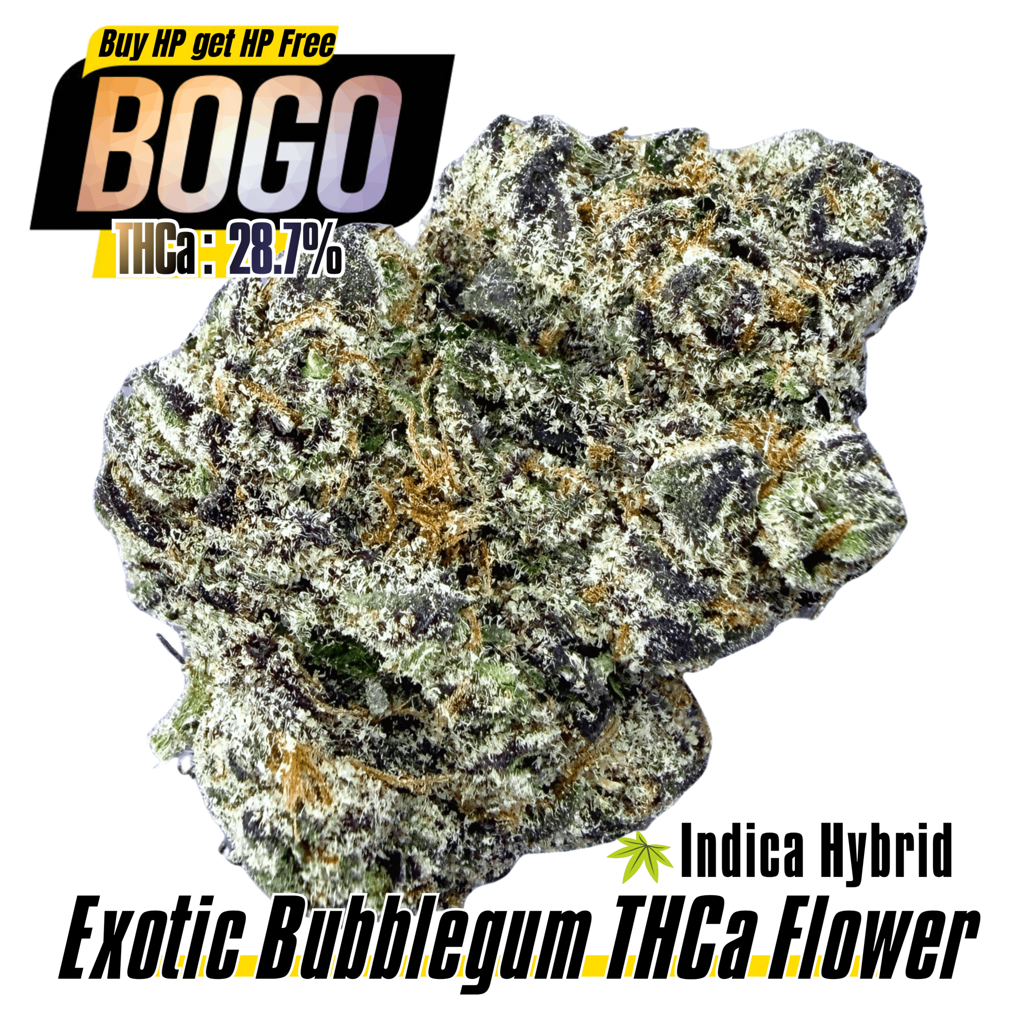 BOGO Bulk: Buy HP get HP🌿Exotic Bubblegum - Valley Hemp
