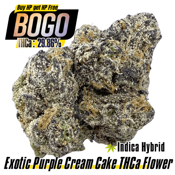 BOGO Bulk: Buy HP get HP🌿Exotic Purple Cream Cake - Valley Hemp