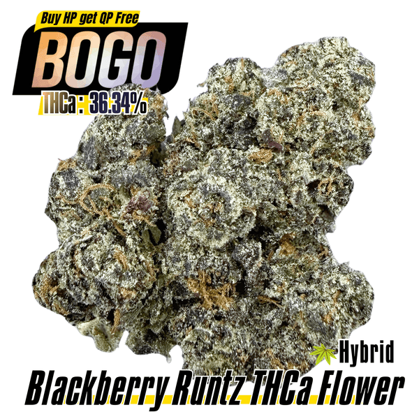 BOGO Bulk: Buy HP get QP 🍃 Blackberry Runtz - Valley Hemp