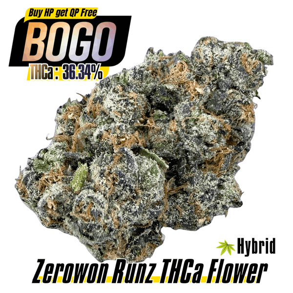 BOGO Bulk: Buy HP get QP 🍃Zerowon Runtz - Valley Hemp