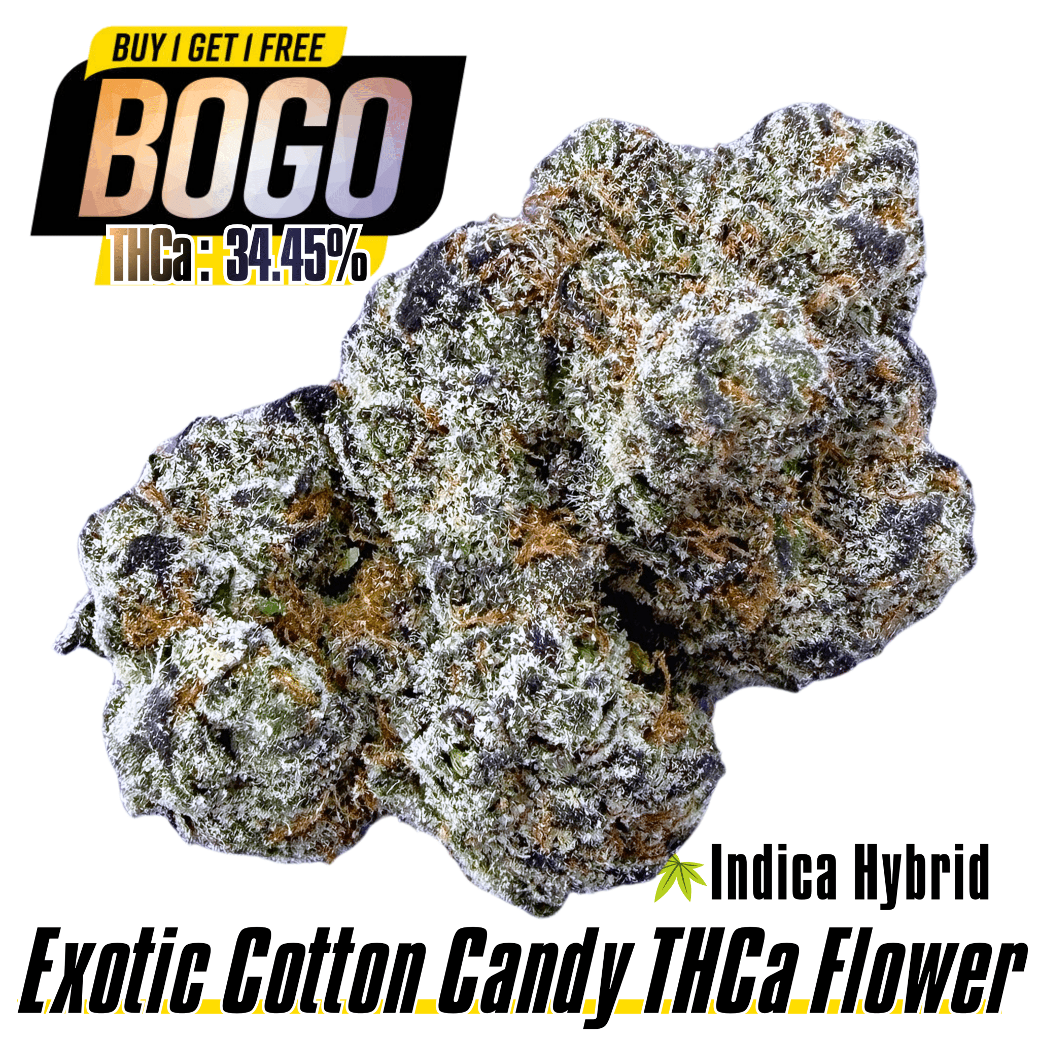 BOGO Bulk: Buy HP get QP🌿Exotic Cotton Candy - Valley Hemp