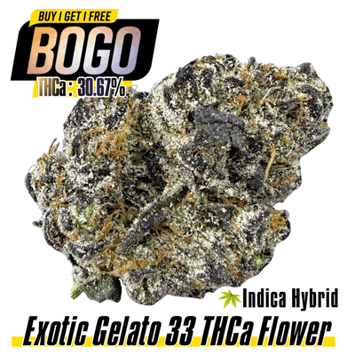 BOGO Bulk: Buy HP get QP🌿Exotic Gelato 33 - Valley Hemp