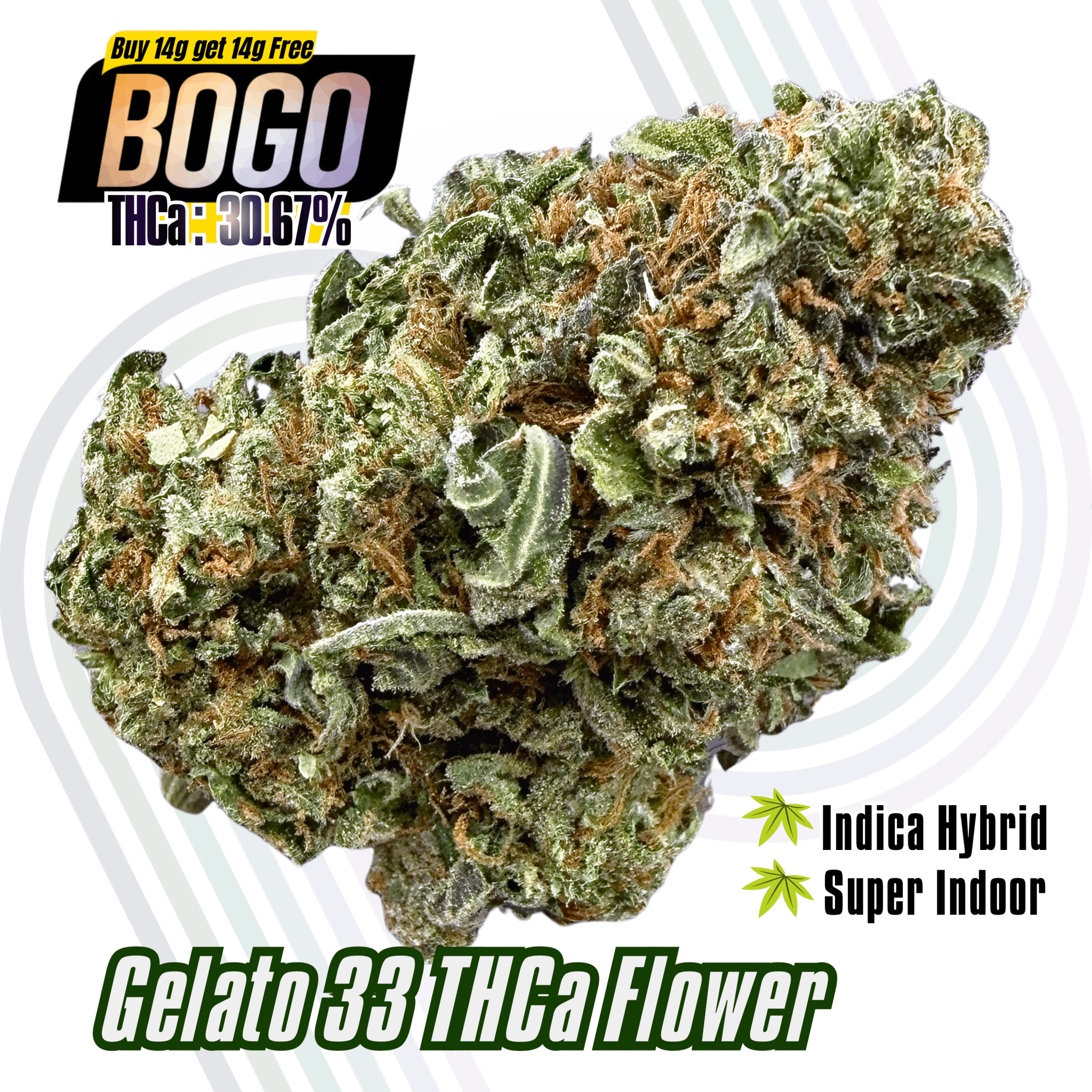 BOGO Buy 14G get 14G🔥Gelato 33 - Valley Hemp