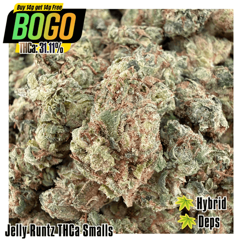 BOGO Buy 14G get 14G🌿Jelly Runtz THCa Smalls - Valley Hemp