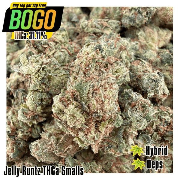BOGO Buy 14G get 14G🌿Jelly Runtz THCa Smalls - Valley Hemp