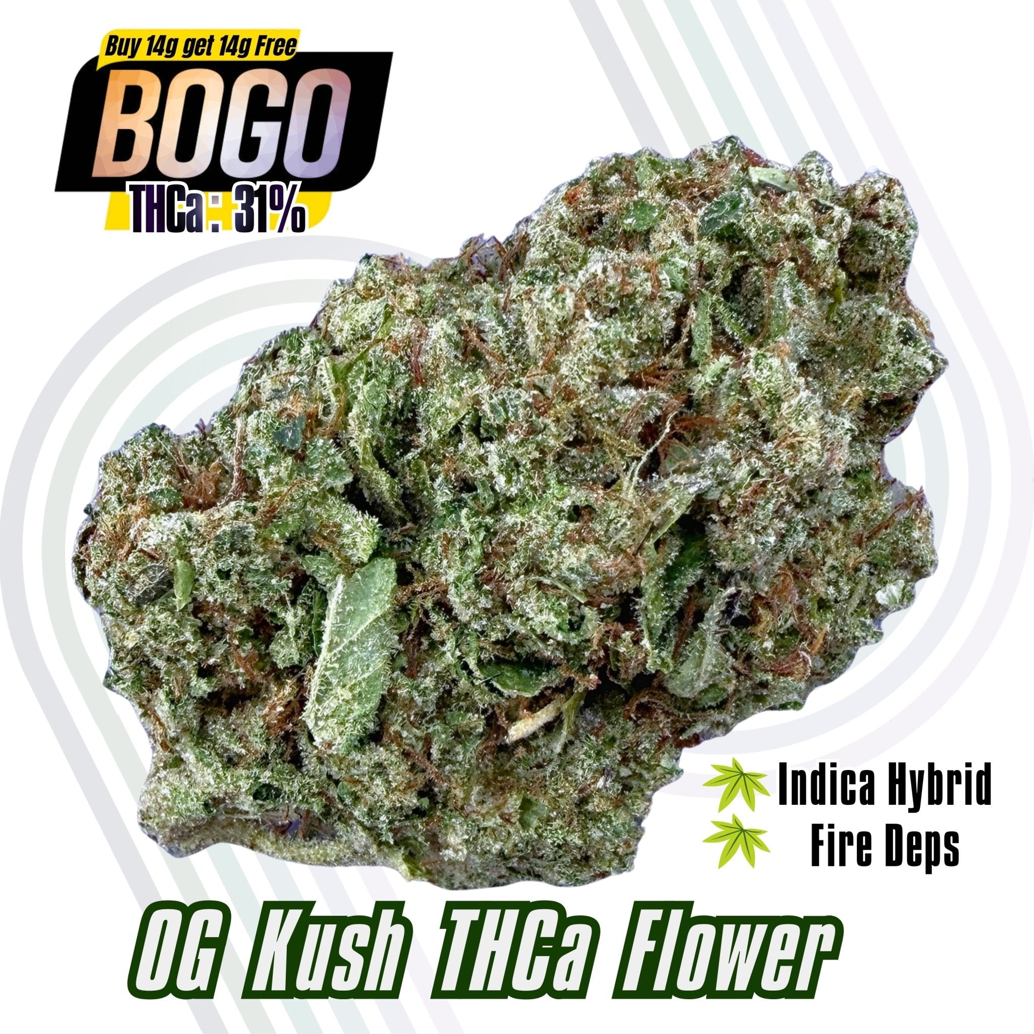 BOGO Buy 14G get 14G🔥OG Kush - Valley Hemp