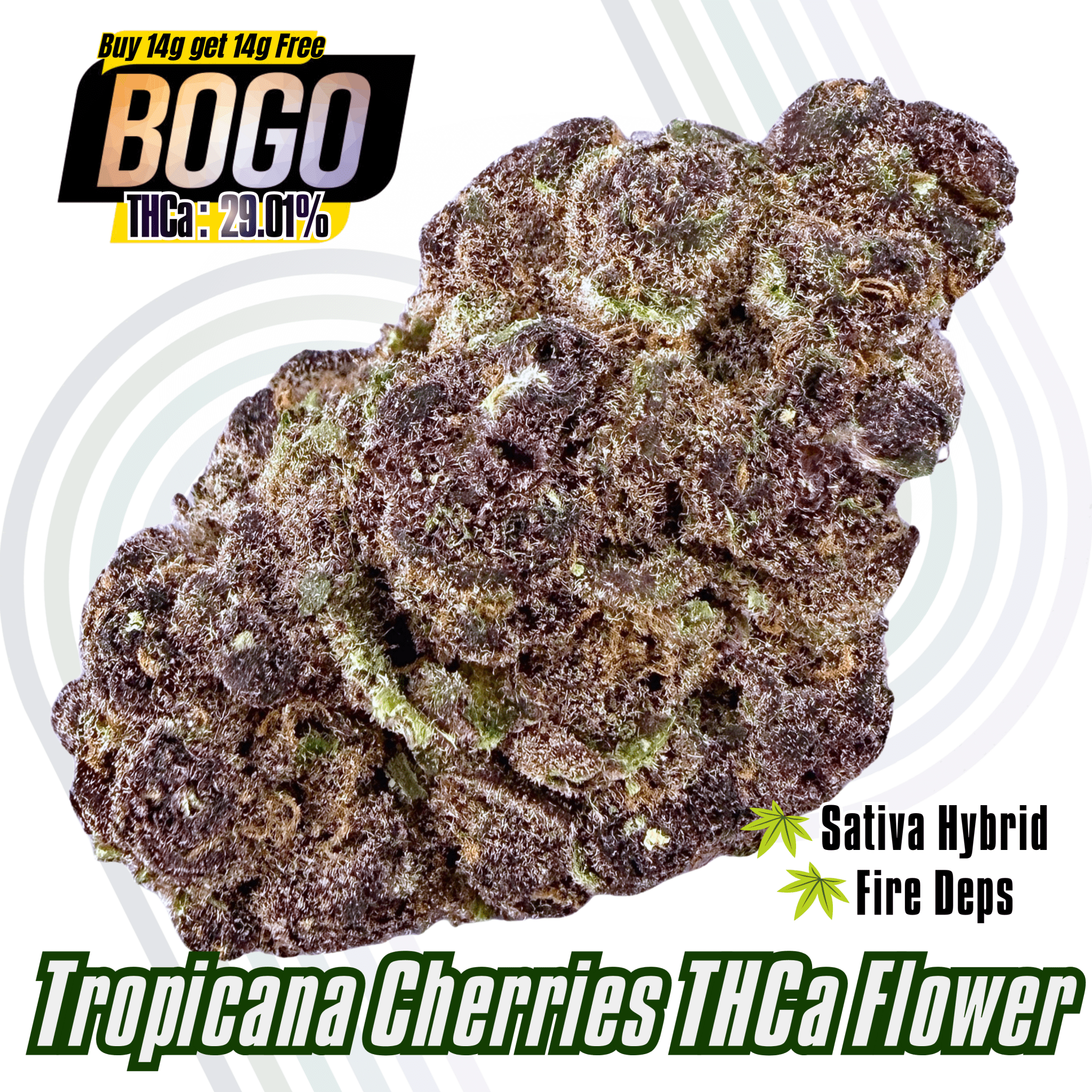BOGO Buy 14G get 14G🔥Tropicana Cherries - Valley Hemp