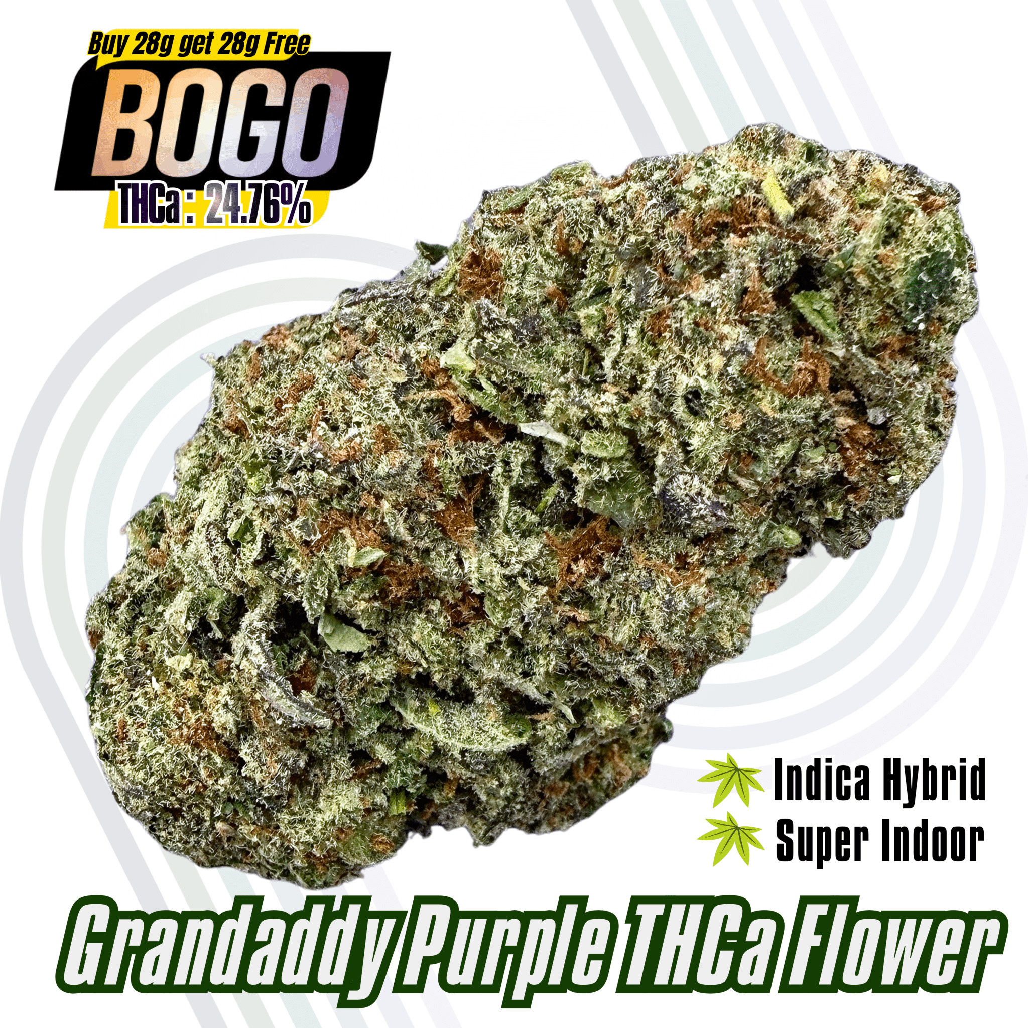 BOGO Buy 28G get 28G 🪄 Grandaddy Purple - Valley Hemp