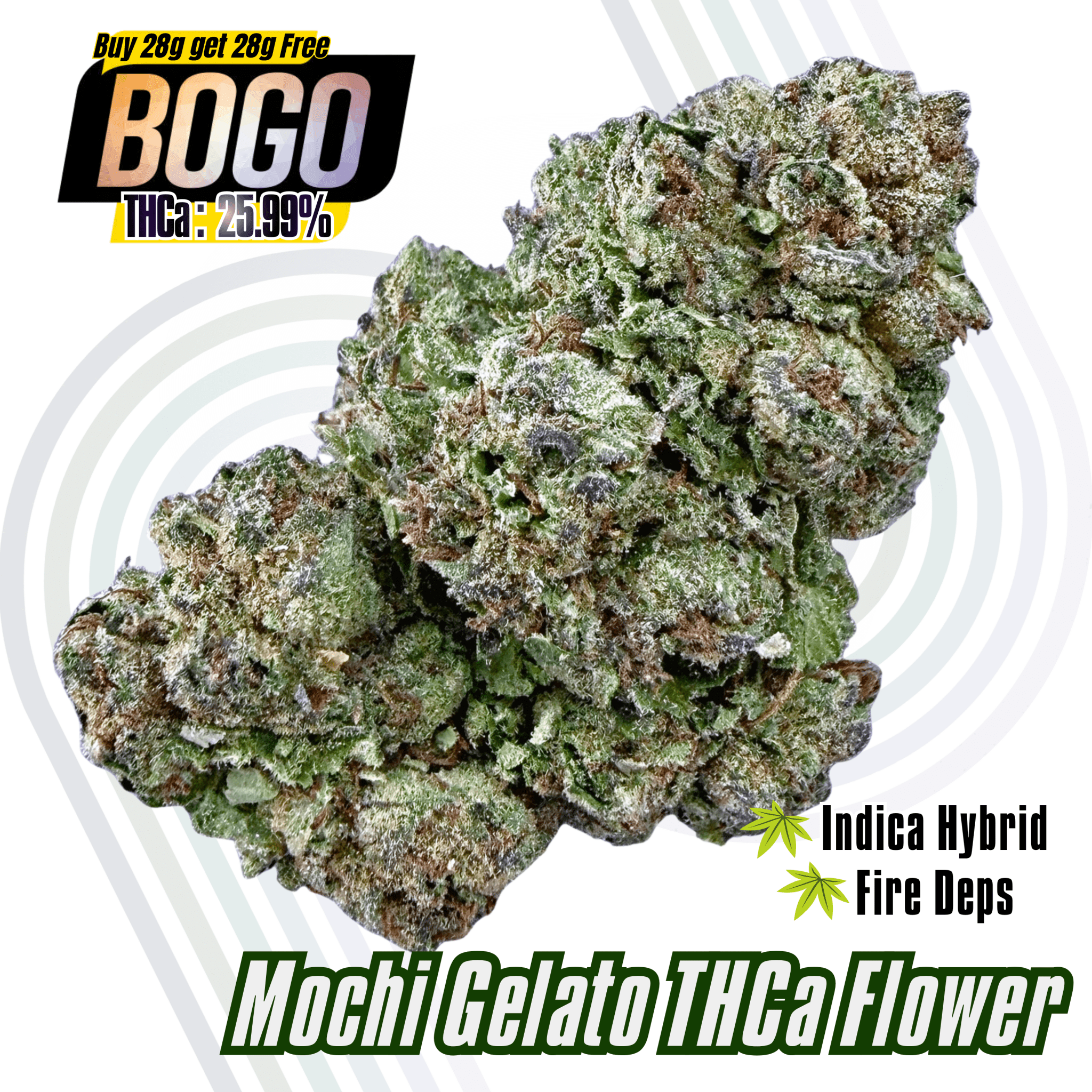 BOGO Buy 28G get 28G 🪄 Mochi Gelato - Valley Hemp