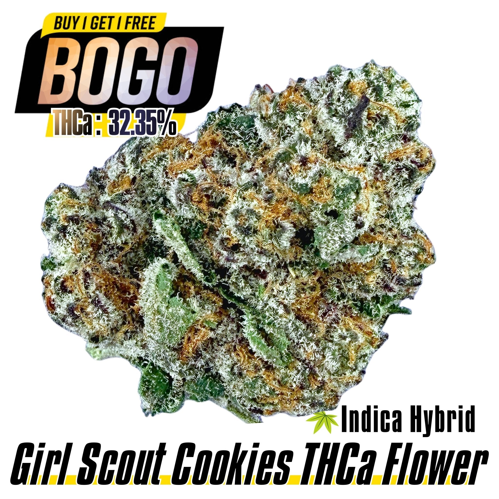 (BOGO HP Wholesale) Girl Scout Cookies - Indica Hybrid - Valley Hemp