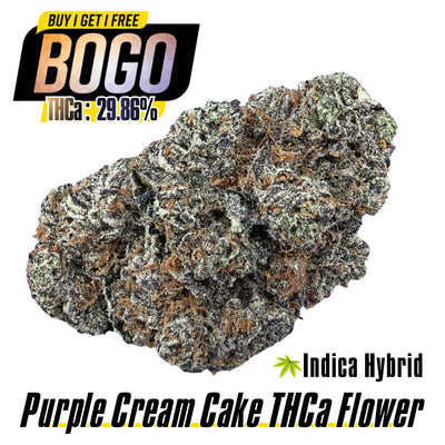 (BOGO HP Wholesale) Purple Cream Cake - Indica Hybrid - Valley Hemp