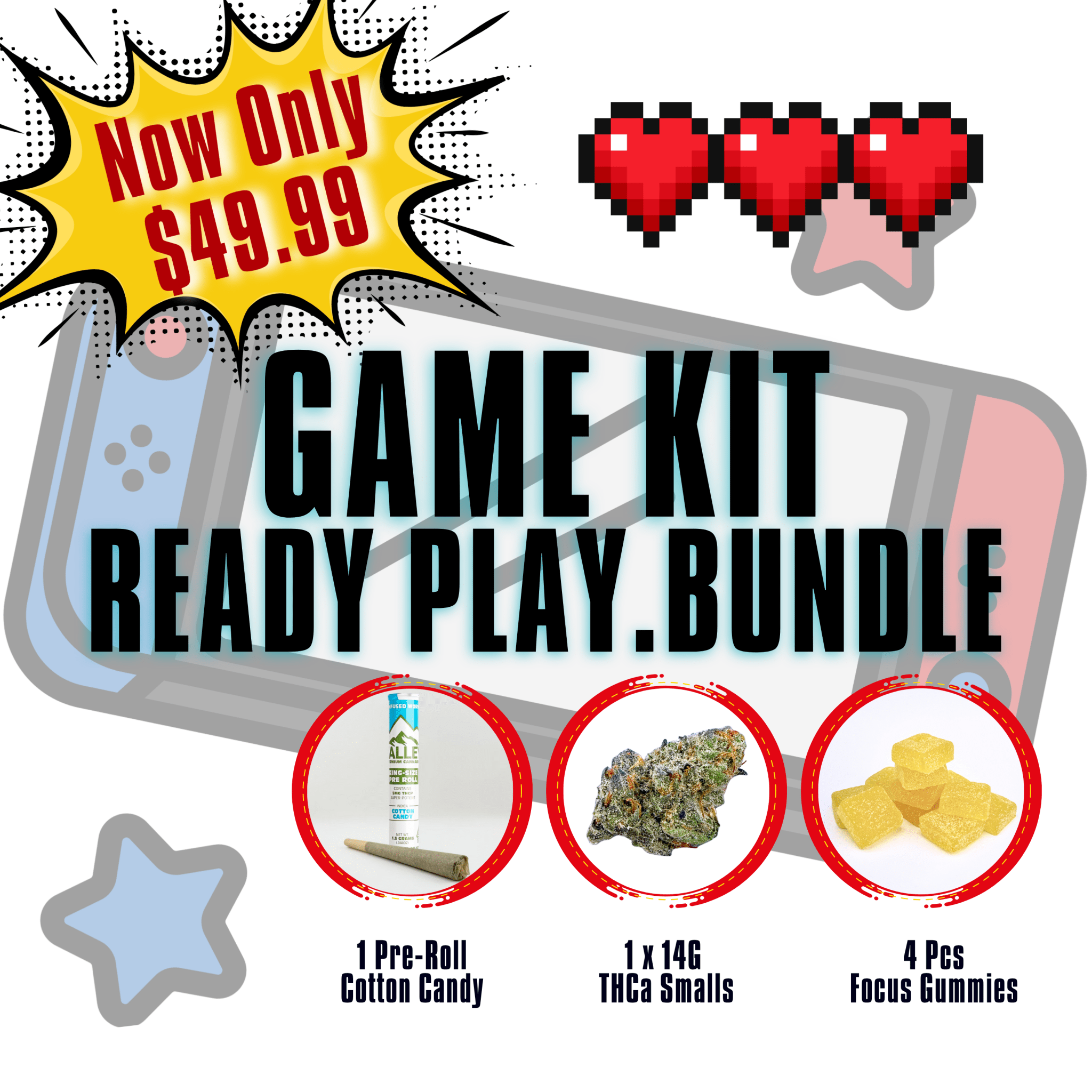 Game Kit Bundle: Ready, Set, Play. - Valley Hemp