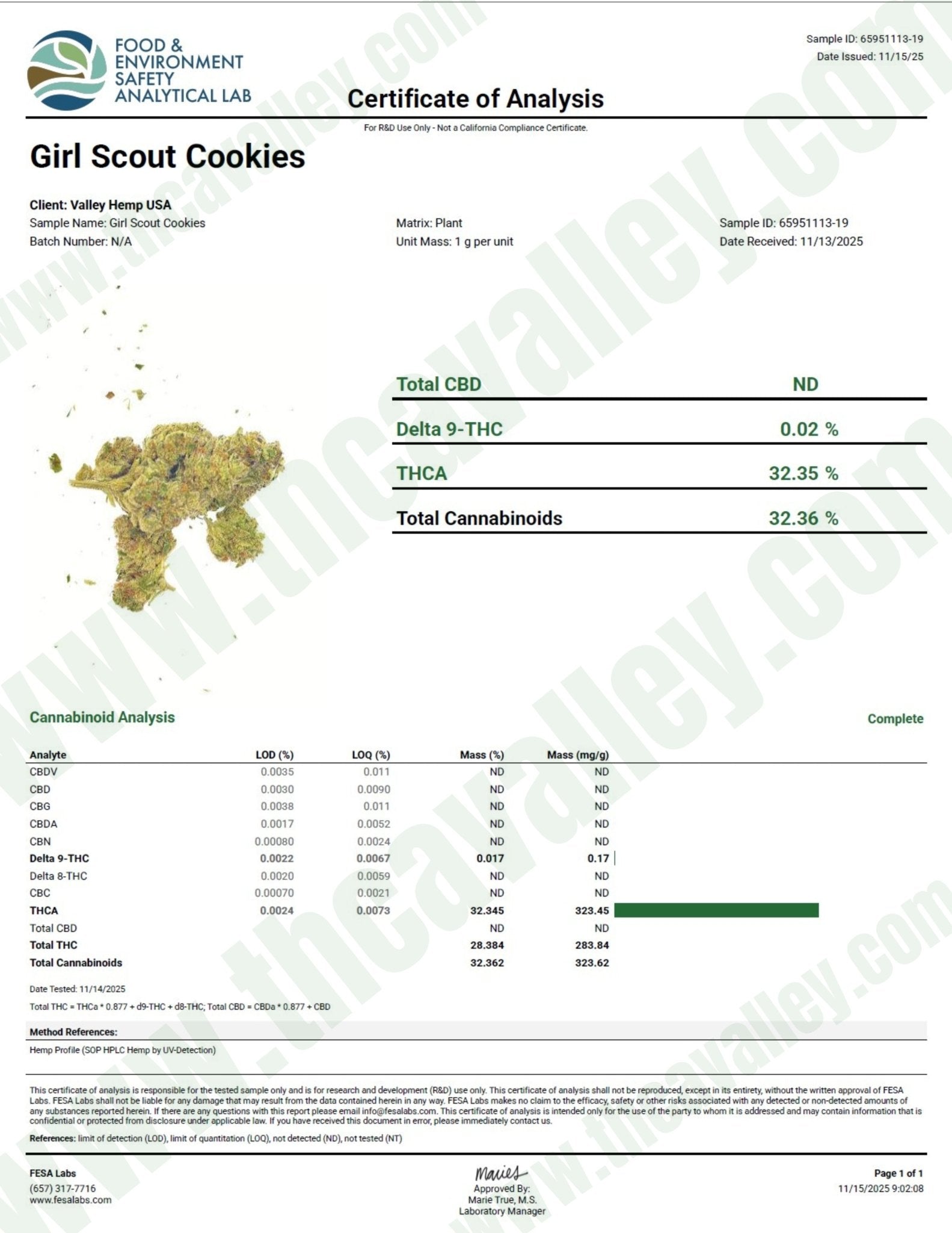 Girl Scout Cookies - Valley Hemp