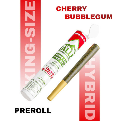 King Size Pre - roll Cherry Bubblegum - Valley Hemp