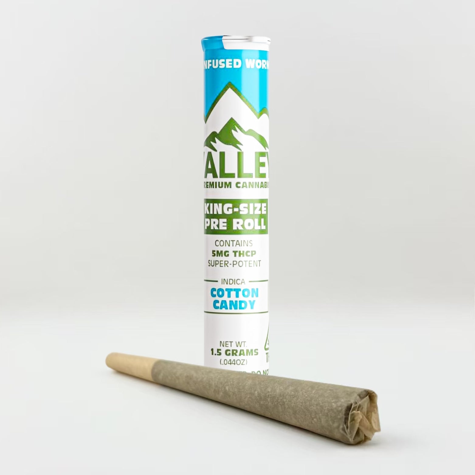 King Size Pre - roll Cotton Candy - Valley Hemp