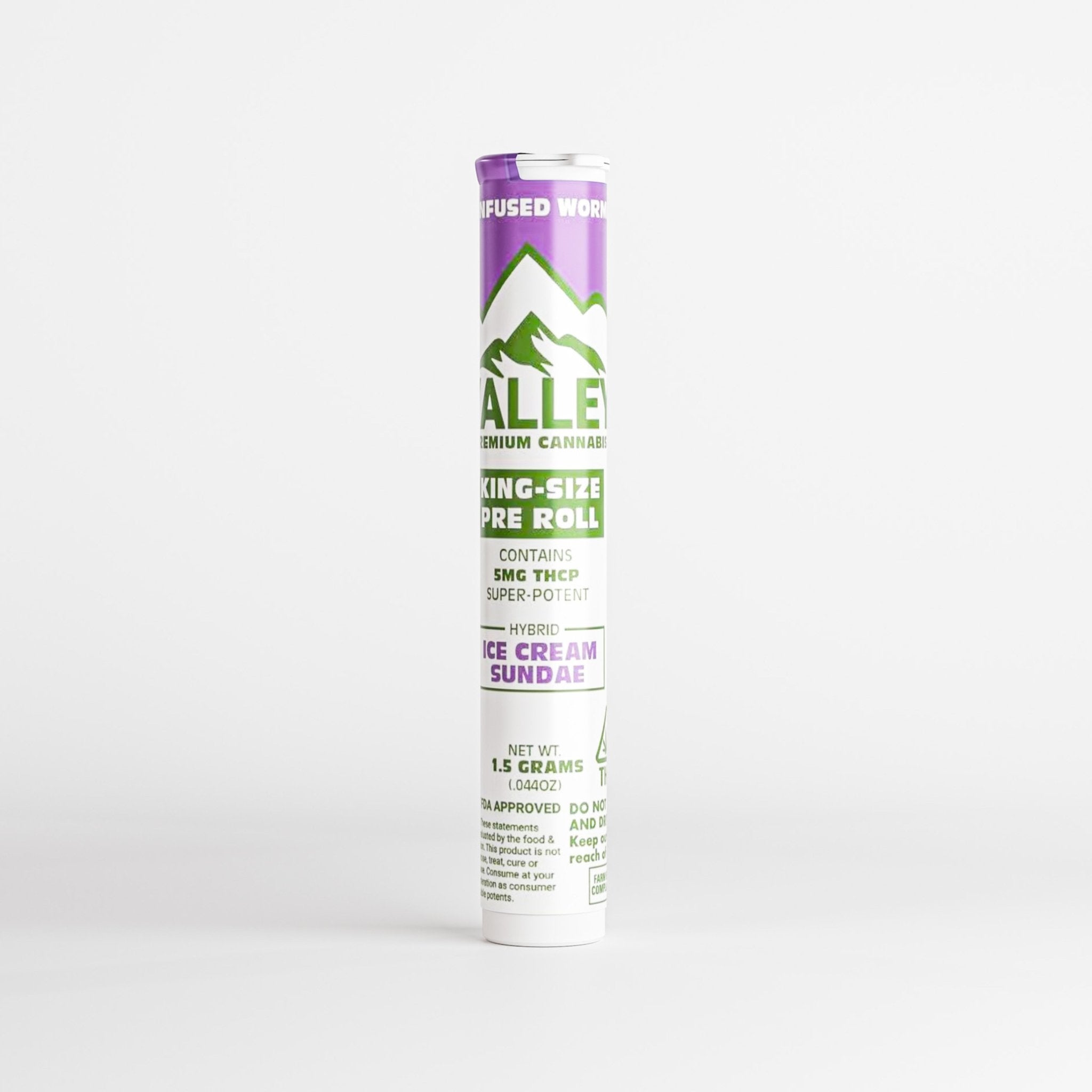 King Szie Pre - roll Ice Cream Sundae - Valley Hemp