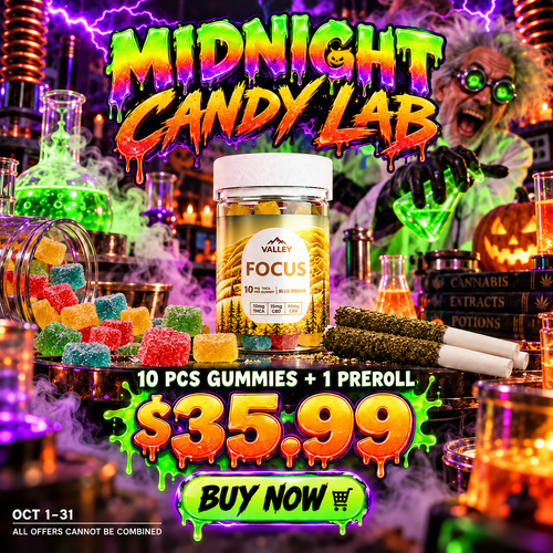 Midnight LAB: 🍬Gummies+Pre-Rolls💨 Deals - Valley Hemp