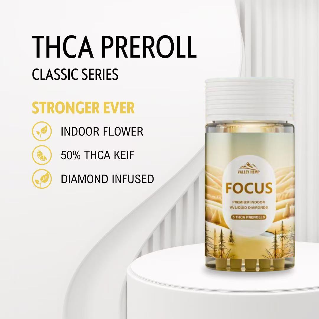 THCA CLASSIC PREROLL SOUR DIESEL - VALLEY HEMP