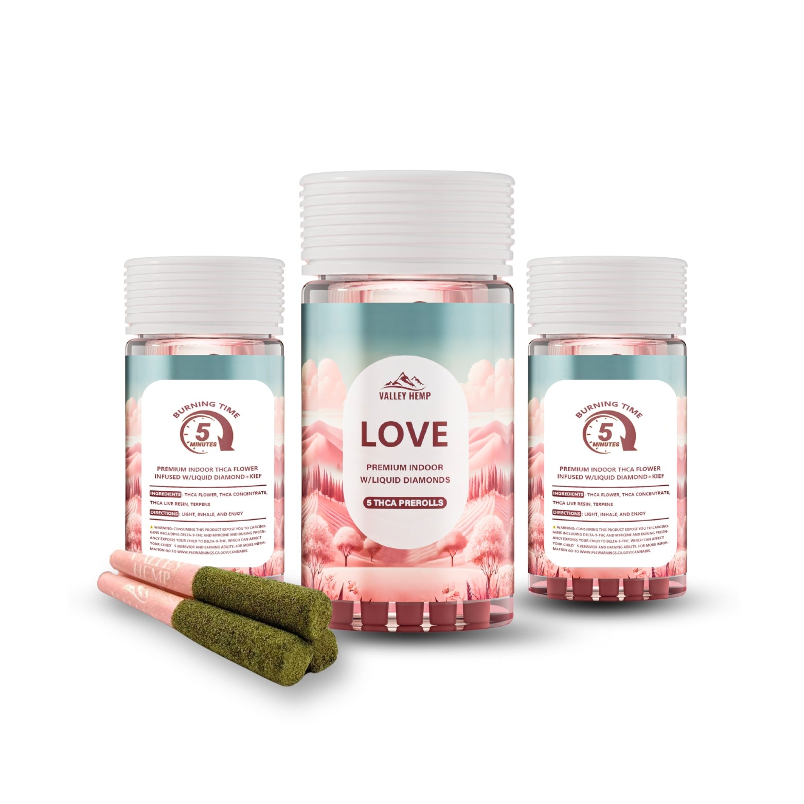 THCA CLASSIC PREROLL WATERMELON BLAST - VALLEY HEMP
