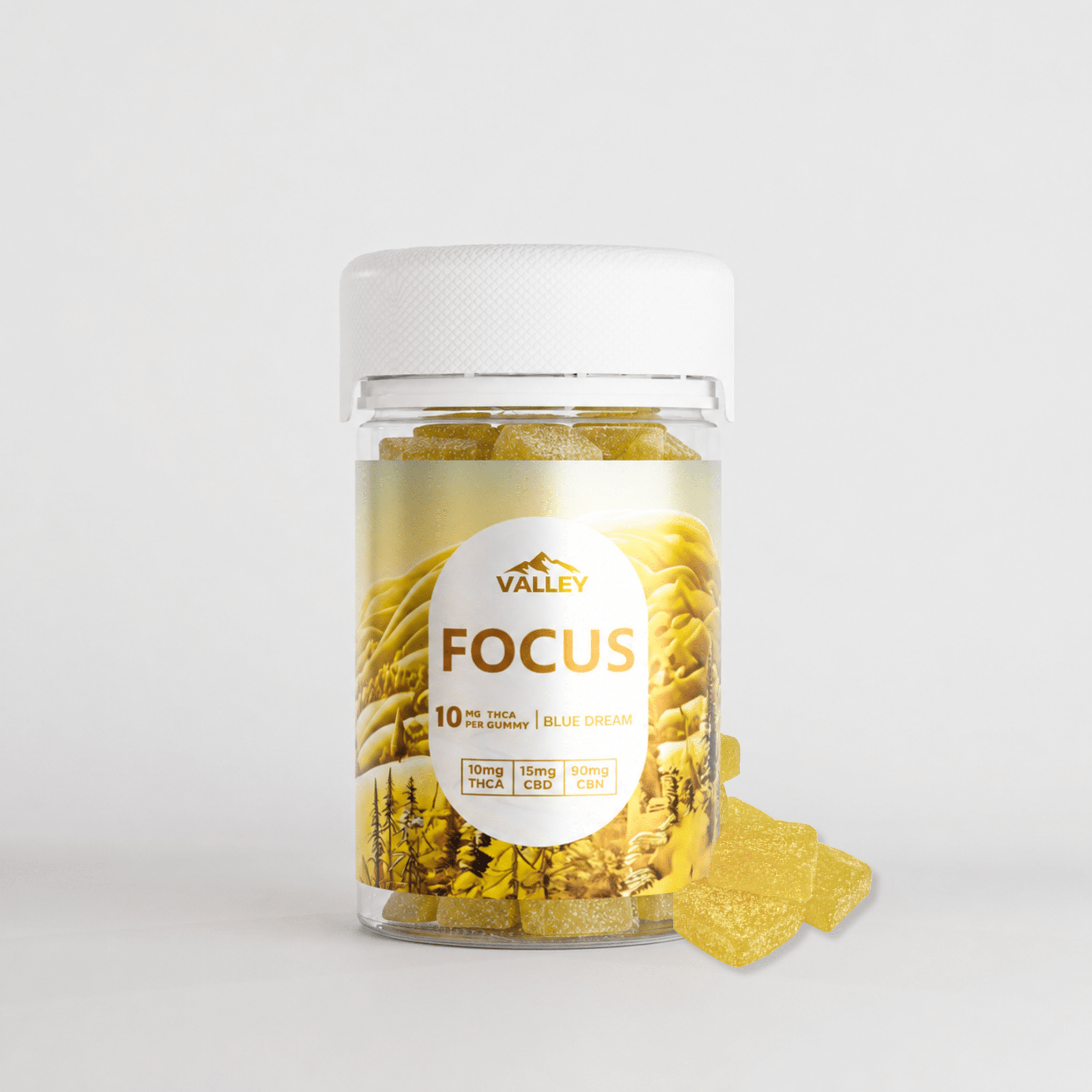 THCa FOCUS Gummies 20pcs Upgraded - Valley Hemp