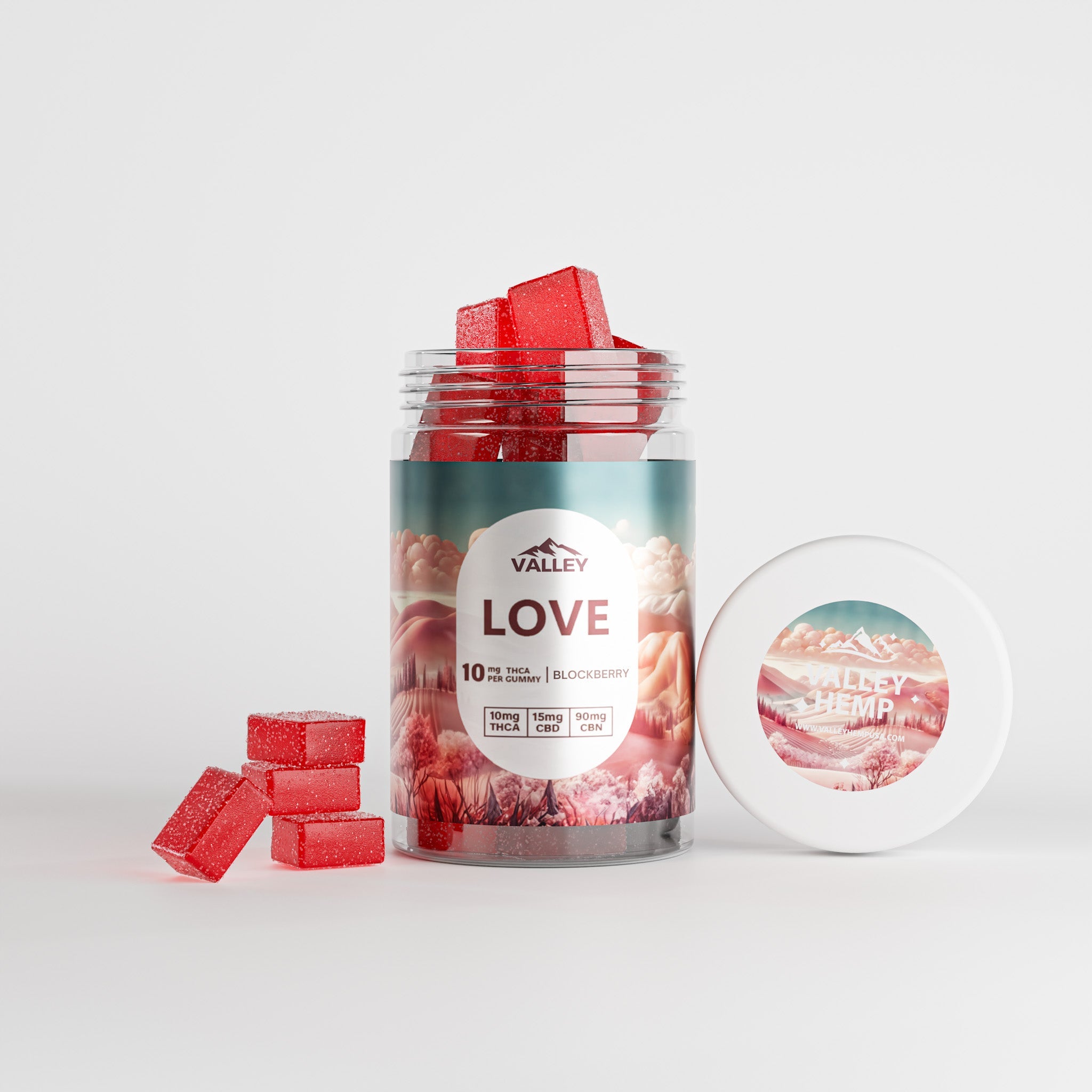 THCa LOVE Gummies 20pcs (Upgraded) - Valley Hemp