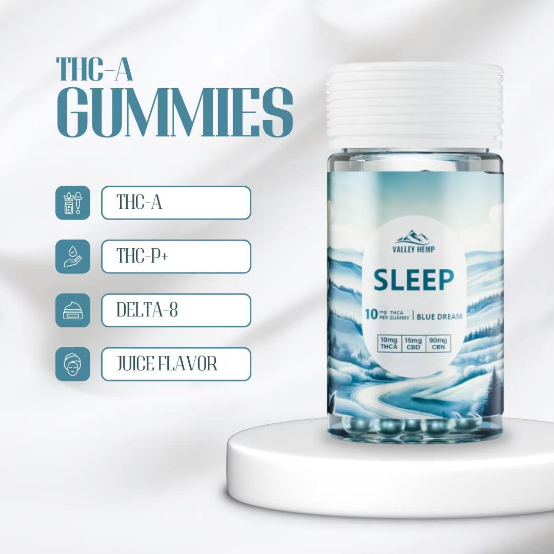 THCa SLEEP Gummies - 10mg - VALLEY HEMP