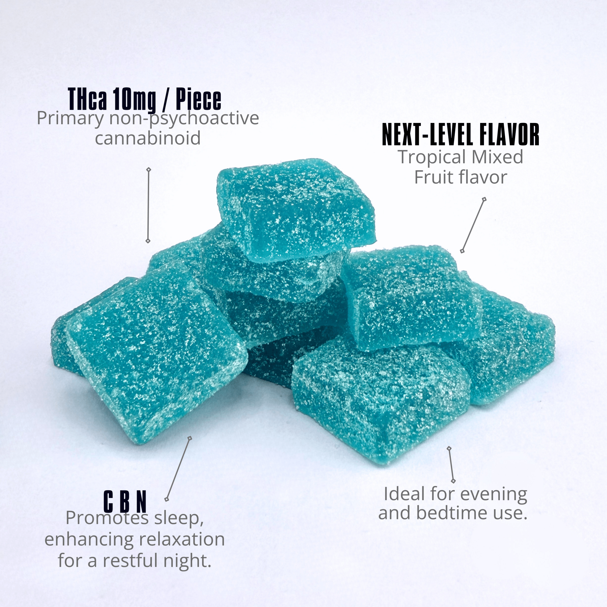 THCa SLEEP Gummies 20pcs Upgraded - Valley Hemp