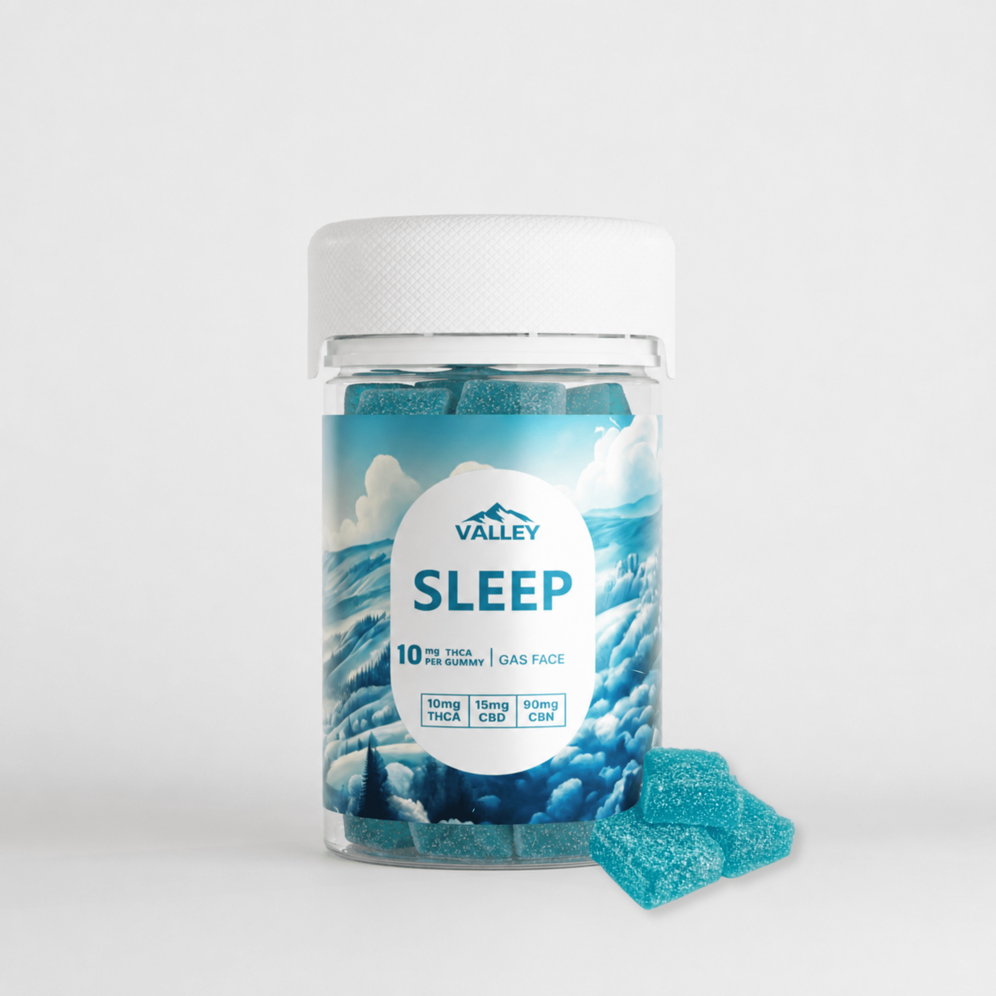 THCa SLEEP Gummies 20pcs Upgraded - Valley Hemp