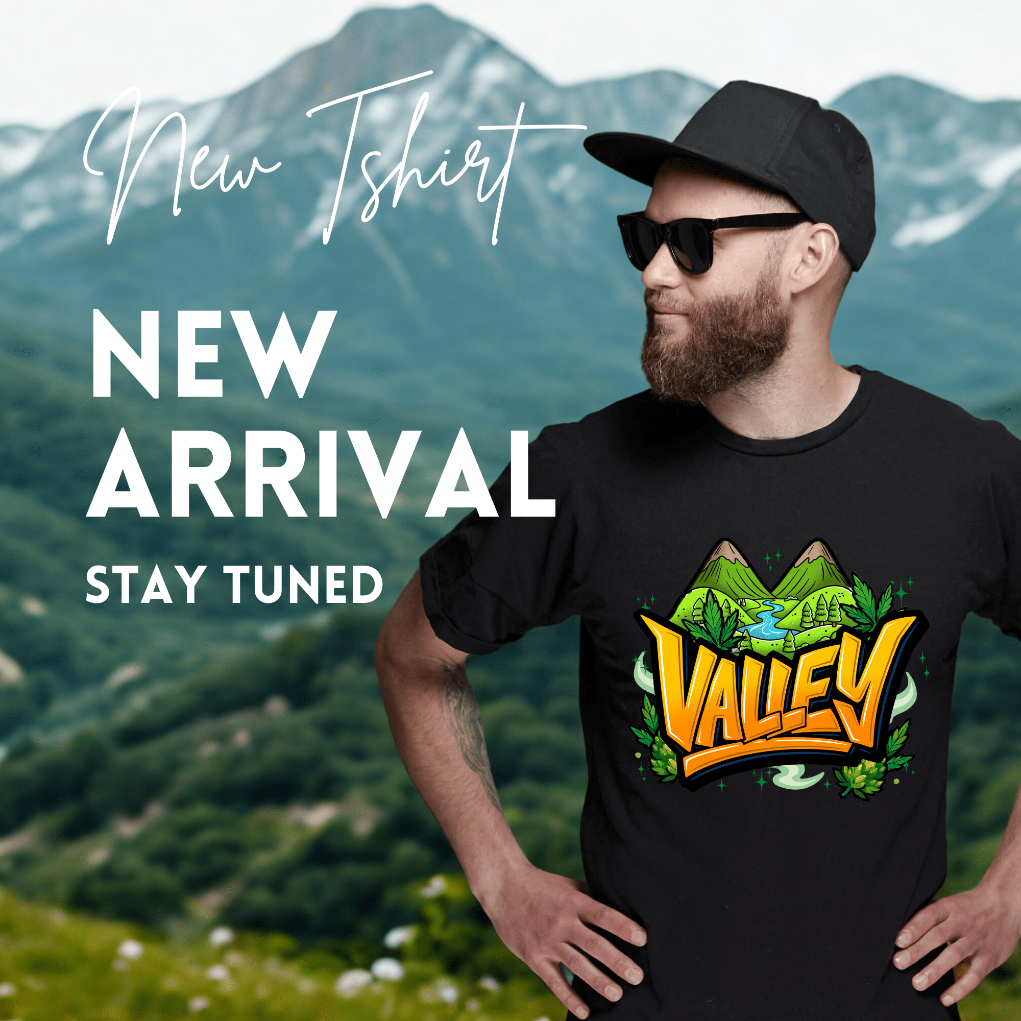 THCA Valley Designer T-Shirt (Limited Edition) - Valley Hemp